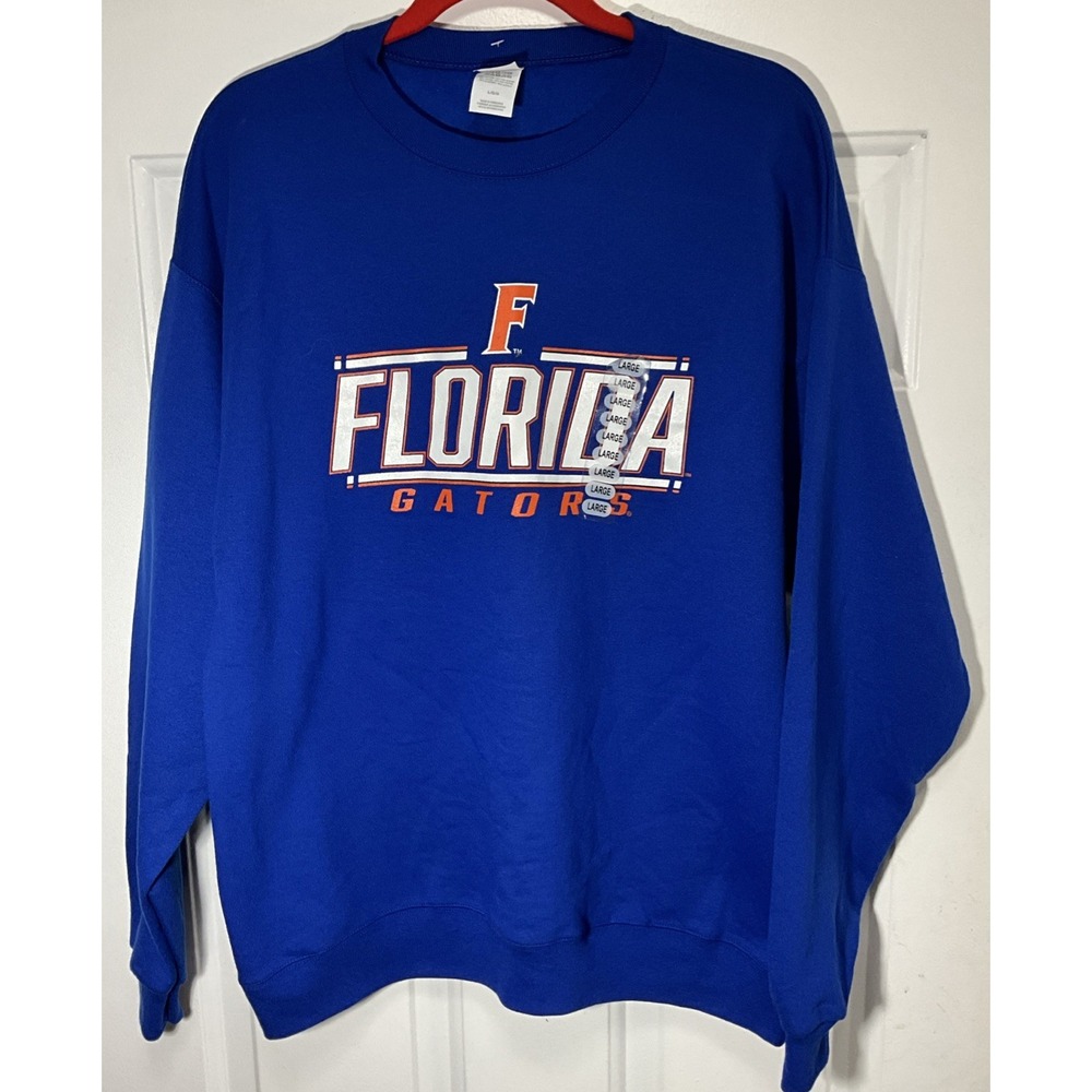 SEC Football "The Swamp" Florida Gators Blue Sweatshirt Men's Large